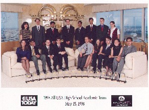 1998 USA TODAY All-USA Academic Team Group Shot