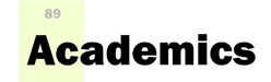 Academics Page Banner